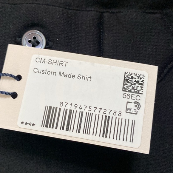 SUIT SUPPLY Custom Made Classic Black Men's Polo Shirt - Picture 3 of 9